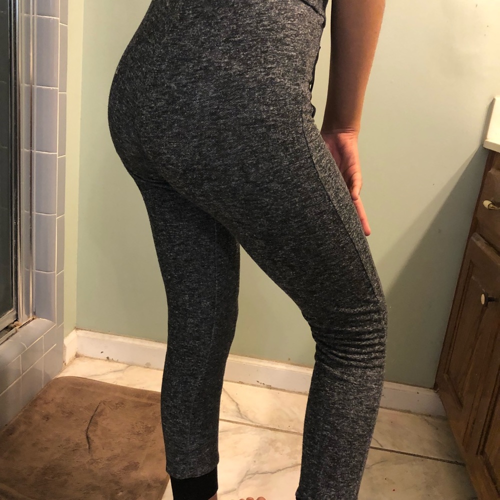 Grey joggers soft